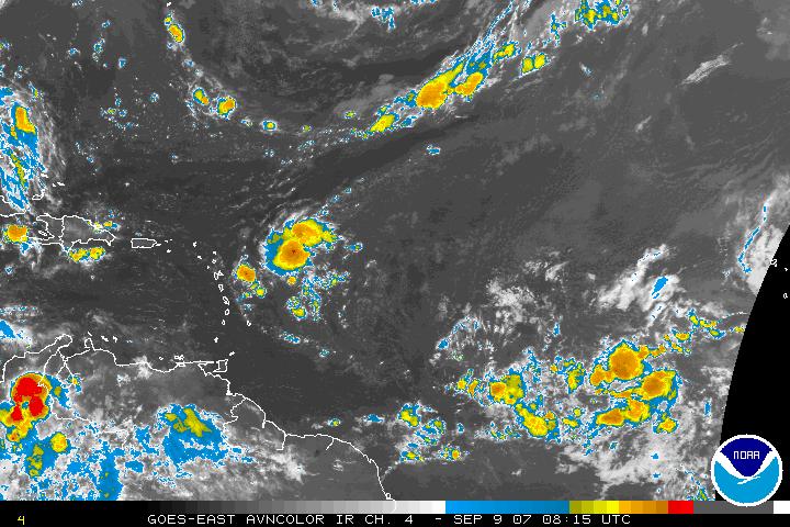 Central Atlantic Infrared Image - click to loop