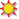 Sun emoticon